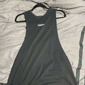 Black gymshark tank